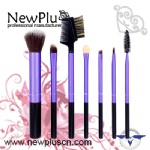 7PCS color long ferrule makeup Brush Set