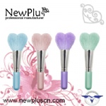 heart shaped colors hair makeup Brush